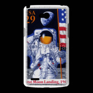 Coque LG L80 Timbre anniversaire premier pas sur la lune USA