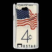 Coque LG L80 Timbre vintage USA