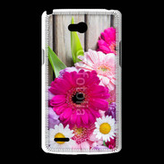 Coque LG L80 Bouquet de fleur sur bois