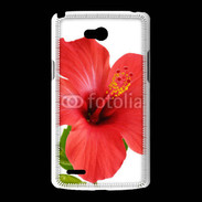 Coque LG L80 Hibiscus rouge