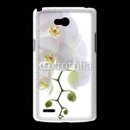 Coque LG L80 Orchidée blanche
