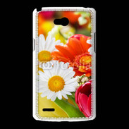 Coque LG L80 Fleurs des champs multicouleurs