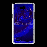 Coque LG L80 Fleur rose bleue