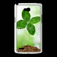 Coque LG L80 Trèfle à 4 feuilles 2