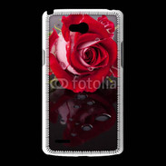 Coque LG L80 Belle rose Rouge 10