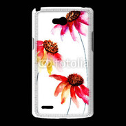 Coque LG L80 Belles fleurs en peinture