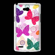 Coque LG L80 Fond papillon fashion 75