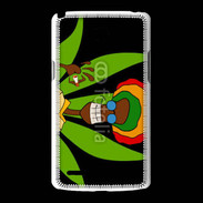 Coque LG L80 Portrait abstrait de Rasta