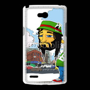 Coque LG L80 Rasta caractère