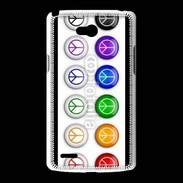 Coque LG L80 Love and peace 5