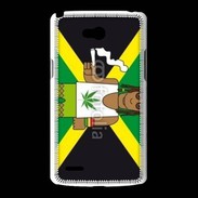Coque LG L80 Rasta drapeau 10