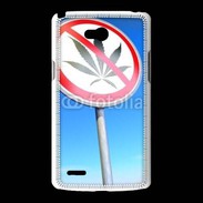 Coque LG L80 Interdiction de cannabis