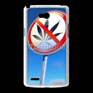 Coque LG L80 Interdiction de cannabis 2