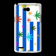 Coque LG L80 Drapeau Uruguay cannabis