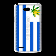 Coque LG L80 Drapeau Uruguay cannabis 2