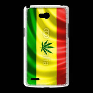 Coque LG L80 Drapeau cannabis