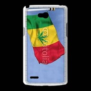 Coque LG L80 Drapeau cannabis 2