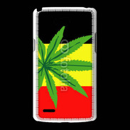 Coque LG L80 Drapeau allemand cannabis