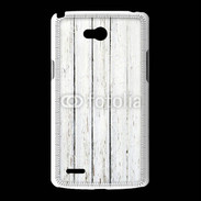 Coque LG L80 Aspect bois blanc vieilli