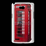 Coque LG L80 Cabine téléphonique rouge