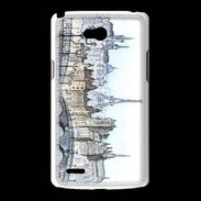 Coque LG L80 Vintage Paris en dessin 2