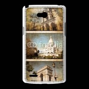 Coque LG L80 Vintage Paris 6