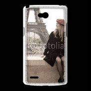 Coque LG L80 Vintage Tour Eiffel 30