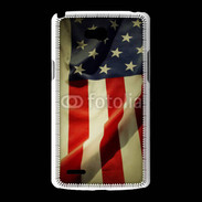 Coque LG L80 Vintage drapeau USA