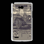 Coque LG L80 Vintage Wheels