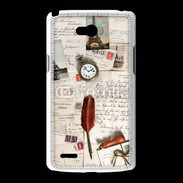 Coque LG L80 Vieilles lettres vintage