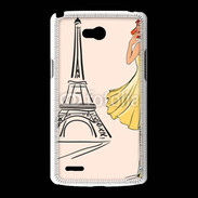 Coque LG L80 Paris Vintage 1000