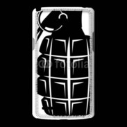Coque LG L80 Grenade noire