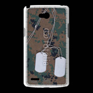Coque LG L80 plaque d'identité soldat américain