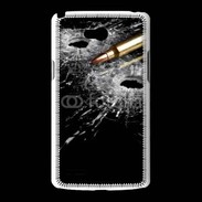 Coque LG L80 Impacte de balle dans une vitre