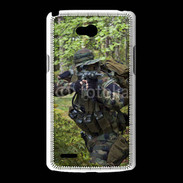 Coque LG L80 Militaire en forêt