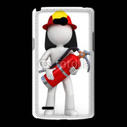 Coque LG L80 Je suis un pompier 600