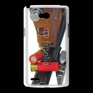 Coque LG L80 Fusil de chasse et couteau