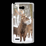 Coque LG L80 Cerf et biche en troupeau