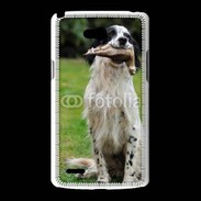 Coque LG L80 setter anglais avec bécasse
