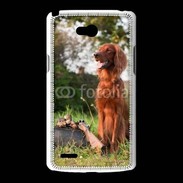 Coque LG L80 chien de chasse 300