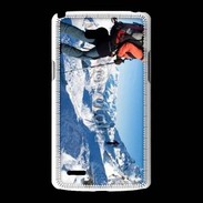 Coque LG L80 Skieuse en montagne extrême 5