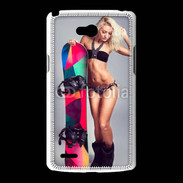 Coque LG L80 Snowboard Sexy