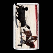 Coque LG L80 Corrida à cheval