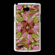 Coque LG L80 Ensemble floral Vert et rose