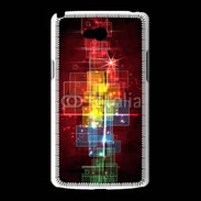 Coque LG L80 Fond abstrait coloré