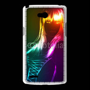 Coque LG L80 Fashion femme en discothèque