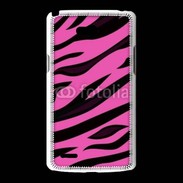 Coque LG L80 Fashion zèbre rose