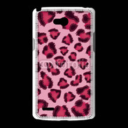 Coque LG L80 Léopard rose