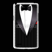 Coque LG L80 Illustration smoking noir rayé