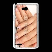 Coque LG L80 faux ongles et vernis à ongles 1